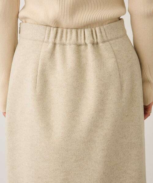 CRAFT STANDARD BOUTIQUE(クラフトスタンダードブティック)の「ラップ風Iラインスカート(スカート・レディース・ライトベージュ/杢グレー・FREE)」の22枚目の写真
