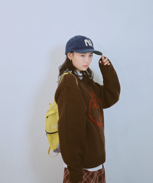 common gull products.(コモンガルプロダクツ)の「長袖ニット(ニット/セーター・レディース・グレー・SMALL)」の5枚目の写真