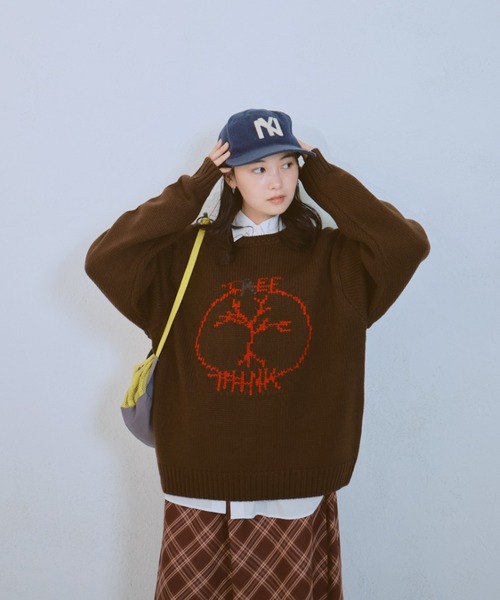 common gull products.(コモンガルプロダクツ)の「長袖ニット(ニット/セーター・レディース・グレー・SMALL)」の6枚目の写真