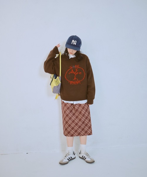 common gull products.(コモンガルプロダクツ)の「長袖ニット(ニット/セーター・レディース・グレー・SMALL)」の9枚目の写真