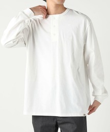 Dickies（ディッキーズ）の「Dickies/ディッキーズ ヘンリーネック エンブレムTシャツ/半袖Tシャツ（Tシャツ/カットソー）」