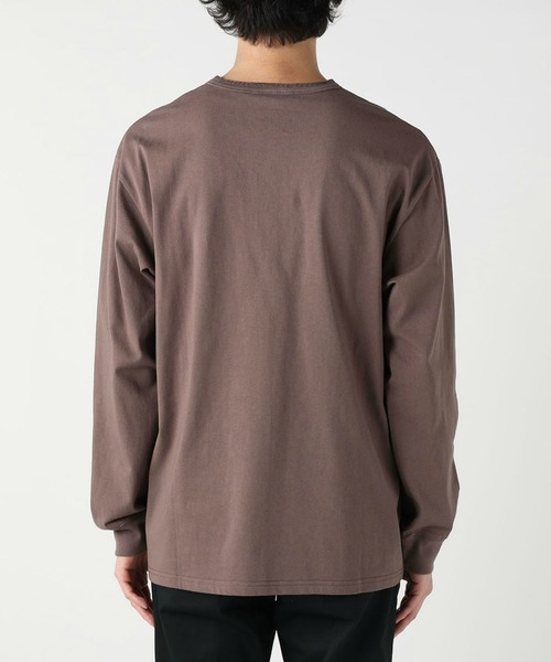 Dickies(ディッキーズ)の「Dickies/ディッキーズ ヘンリーネック エンブレムTシャツ/半袖Tシャツ(Tシャツ/カットソー・メンズ・ダークブラウン/ホワイト/ブラック・X-LARGE/LARGE/MEDIUM)」の5枚目の写真
