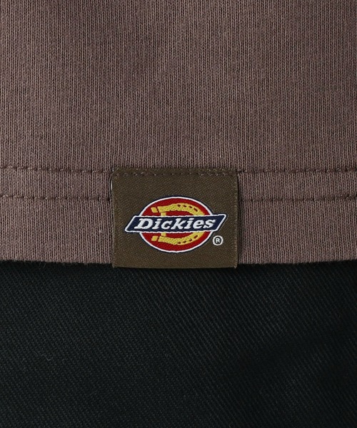 Dickies(ディッキーズ)の「Dickies/ディッキーズ ヘンリーネック エンブレムTシャツ/半袖Tシャツ(Tシャツ/カットソー・メンズ・ダークブラウン/ホワイト/ブラック・X-LARGE/LARGE/MEDIUM)」の7枚目の写真