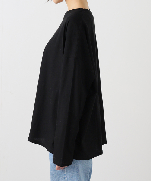 JOURNAL STANDARD LUXE（ジャーナルスタンダード　ラックス）の「ジャージ プル（Tシャツ/カットソー・レディース・グレー/ブラック/ホワイト・FREE）」の9枚目の写真