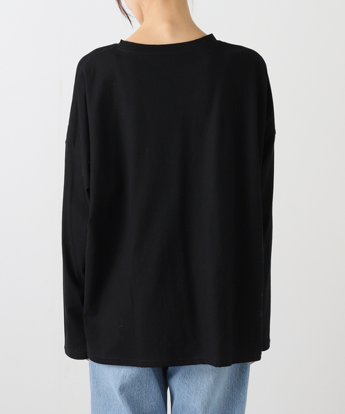 JOURNAL STANDARD LUXE（ジャーナルスタンダード　ラックス）の「ジャージ プル（Tシャツ/カットソー・レディース・グレー/ブラック/ホワイト・FREE）」の10枚目の写真