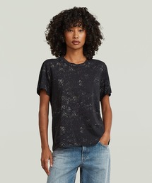 G-STAR | Allover Print T-Shirt/総柄プリントレギュラーフィットクルーネックTシャツ(Tシャツ/カットソー)