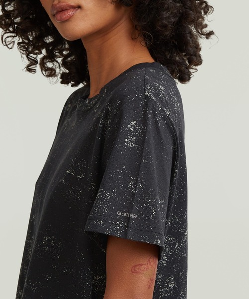 G-STAR（ジースター）の「Allover Print T-Shirt/総柄プリントレギュラーフィットクルーネックTシャツ（Tシャツ/カットソー・レディース・ブラック系その他/ブルー系その他・X-SMALL/SMALL/MEDIUM）」の11枚目の写真