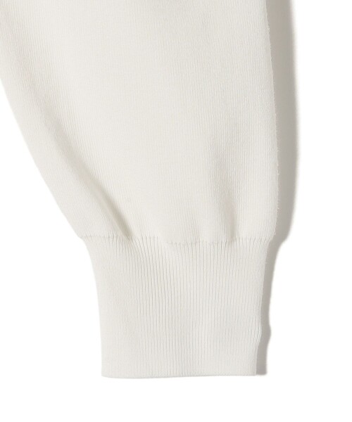 SHIPS(シップス)の「SHIPS Primary Navy Label:〈手洗い可能〉シルク混 レース 襟 プルオーバー(ニット/セーター・レディース・オフホワイト/ネイビー・ONE SIZE)」の9枚目の写真