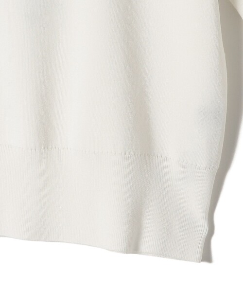 SHIPS(シップス)の「SHIPS Primary Navy Label:〈手洗い可能〉シルク混 レース 襟 プルオーバー(ニット/セーター・レディース・オフホワイト/ネイビー・ONE SIZE)」の10枚目の写真