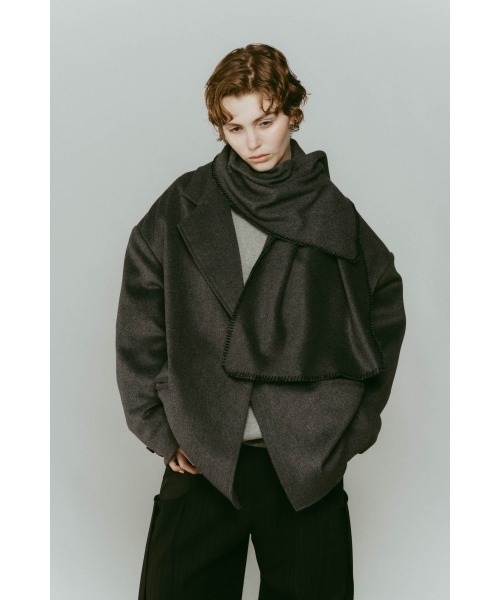 muffler overlay jacket(unisex)（テーラードジャケット）｜Knuth Marf