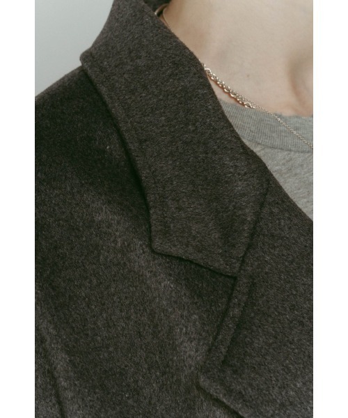 Knuth Marf（クヌースマーフ）の「muffler overlay jacket(unisex)（テーラードジャケット・レディース・グレー・MEDIUM/SMALL）」の9枚目の写真