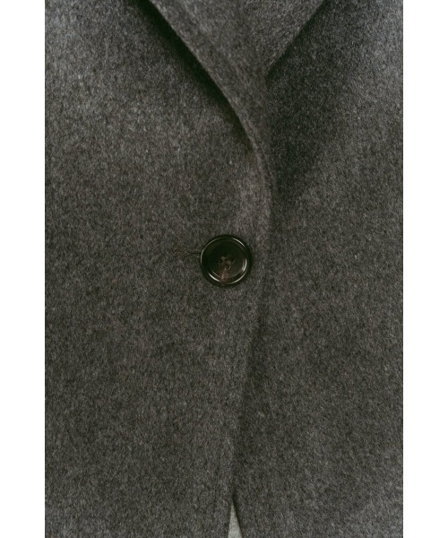 Knuth Marf（クヌースマーフ）の「muffler overlay jacket(unisex)（テーラードジャケット・レディース・グレー・MEDIUM/SMALL）」の10枚目の写真