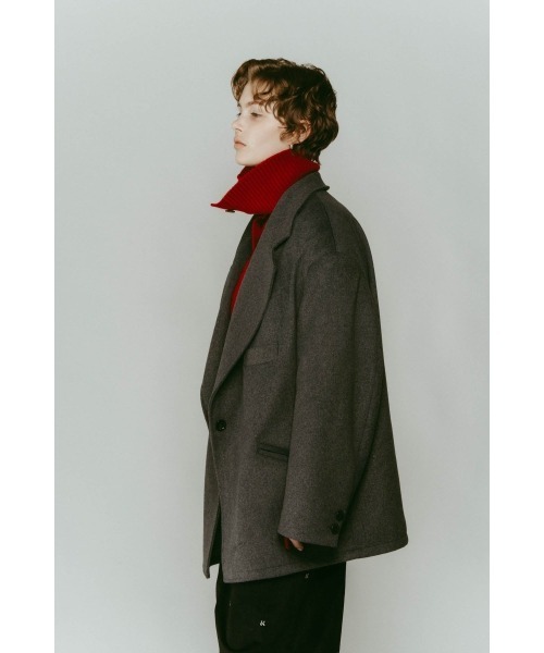 muffler overlay jacket(unisex)（テーラードジャケット）｜Knuth Marf