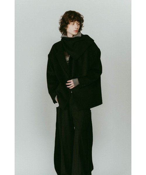 muffler overlay jacket(unisex)（テーラードジャケット）｜Knuth Marf
