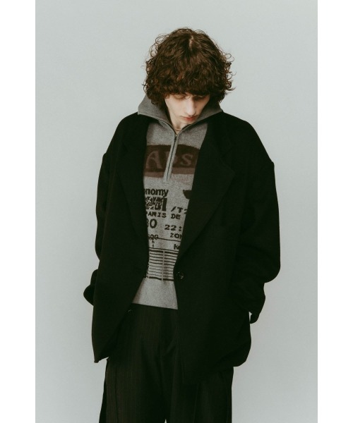 muffler overlay jacket(unisex)(テーラードジャケット)|Knuth Marf muffler overlay jacket(unisex)(テーラードジャケット)|Knuth Marf