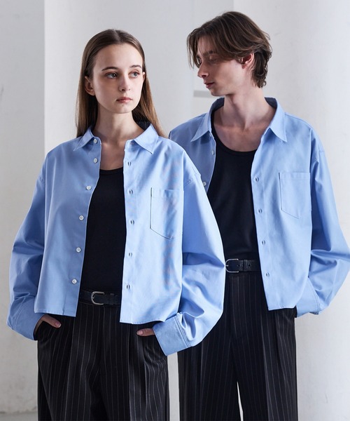 CLEL】Royal Oxford Cropped Shirt / ロイヤルオックスフォード