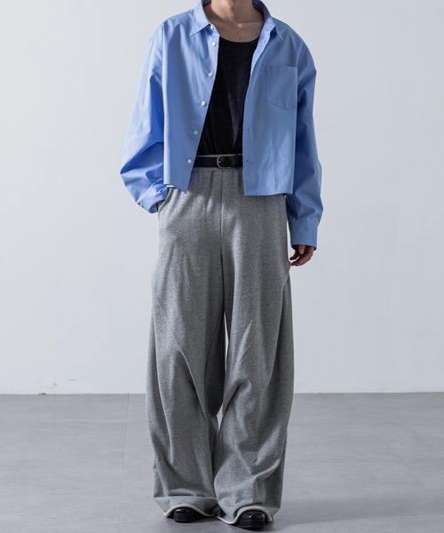 CLEL（クレイル）の「【CLEL】Royal Oxford Cropped Shirt / ロイヤル