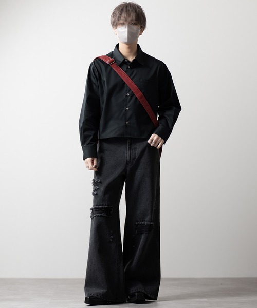 CLEL（クレイル）の「【CLEL】Royal Oxford Cropped Shirt / ロイヤル