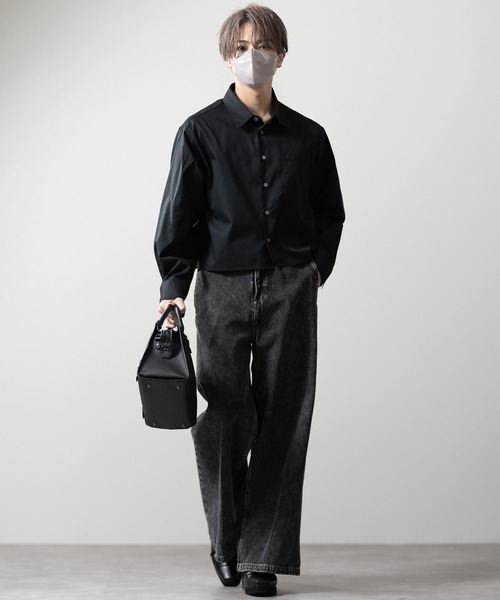 CLEL（クレイル）の「【CLEL】Royal Oxford Cropped Shirt / ロイヤル