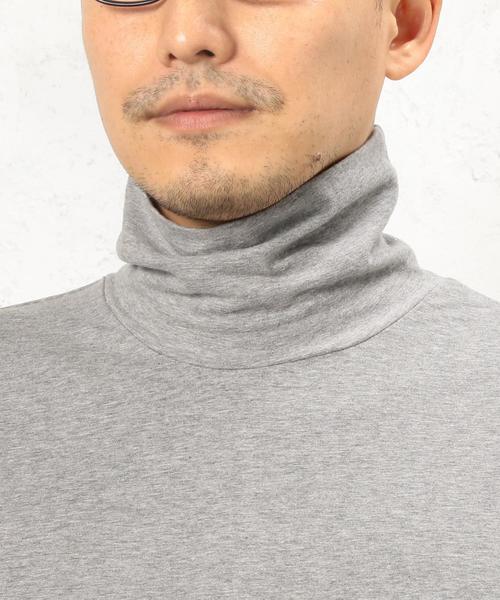 green label relaxing(グリーンレーベルリラクシング)の「KC SUPIMA タートルネック カットソー L/S◆(Tシャツ/カットソー・メンズ・グレー/ホワイト・LARGE/MEDIUM/SMALL)」の10枚目の写真