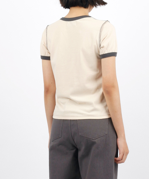 SUNNECT（ソネクト）の「Nirai Ringer Tee - Ivory（Tシャツ/カットソー・レディース・その他・OS）」の4枚目の写真