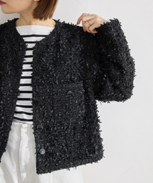 イエナ　ツイードジャケット ☆最終価格☆新品☆未使用☆イエナ ホワイトツイードジャケット 38