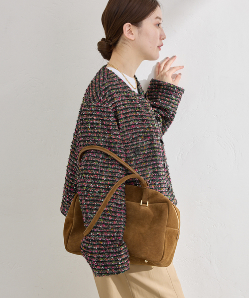 ファンシーツイードジャケット（ノーカラージャケット）｜IENA（イエナ