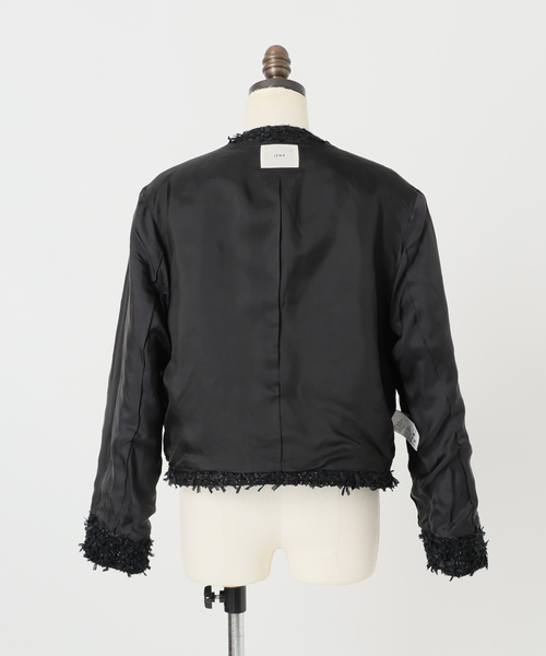 ファンシーツイードジャケット（ノーカラージャケット）｜IENA（イエナ