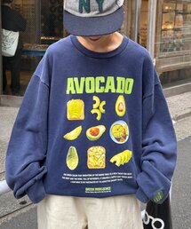 SOUNDSGOOOOD | 【SOUNDS GOOOOD】ベジタブルプリントパウダー加工スウェット(スウェット)