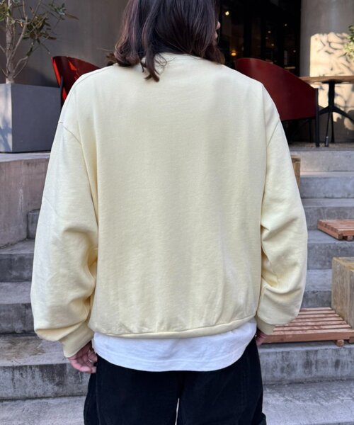 SOUNDSGOOOOD（サウンズグッド）の「【SOUNDS GOOOOD】ベジタブルプリントパウダー加工スウェット（スウェット・レディース・イエロー/ネイビー/ブラック・ONE SIZE）」の11枚目の写真