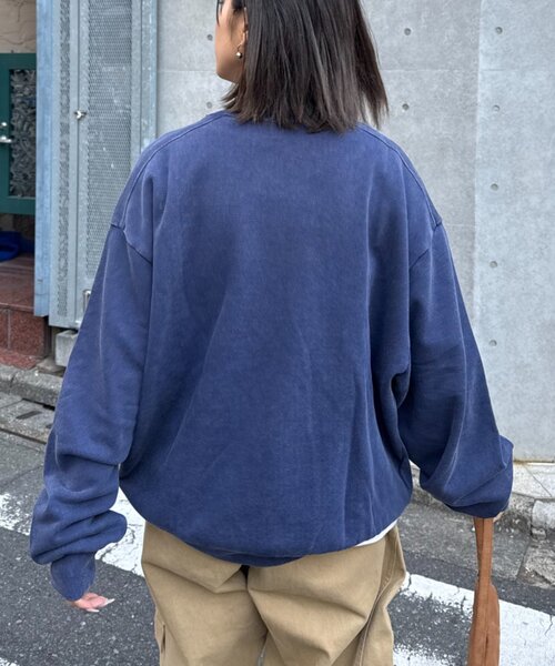 SOUNDSGOOOOD（サウンズグッド）の「【SOUNDS GOOOOD】ベジタブルプリントパウダー加工スウェット（スウェット・レディース・イエロー/ネイビー/ブラック・ONE SIZE）」の20枚目の写真