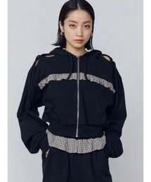 EMODA | カットアウトリボンフーディ(パーカー)