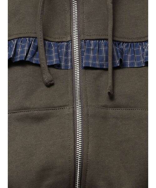 EMODA(エモダ)の「カットアウトリボンフーディ(パーカー・レディース・グレー/ブラック/ライトグレー・FREE)」の8枚目の写真