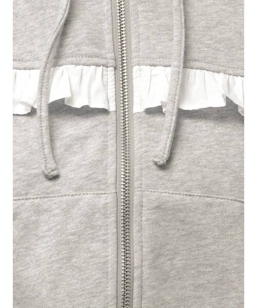 EMODA(エモダ)の「カットアウトリボンフーディ(パーカー・レディース・グレー/ブラック/ライトグレー・FREE)」の10枚目の写真