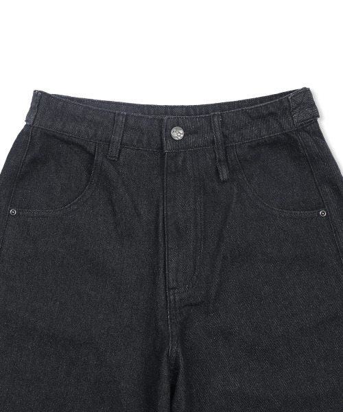 GLACK(グラック)の「GP173 ドクタウン クロス バルーンデニムパンツ (ブラック)(デニムパンツ・レディース・その他・SMALL/MEDIUM/LARGE)」の8枚目の写真