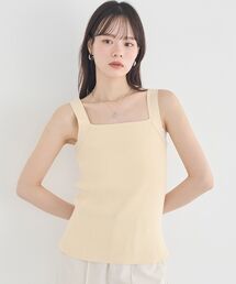 earth music&ecology | リブニットタンクトップ(タンクトップ)