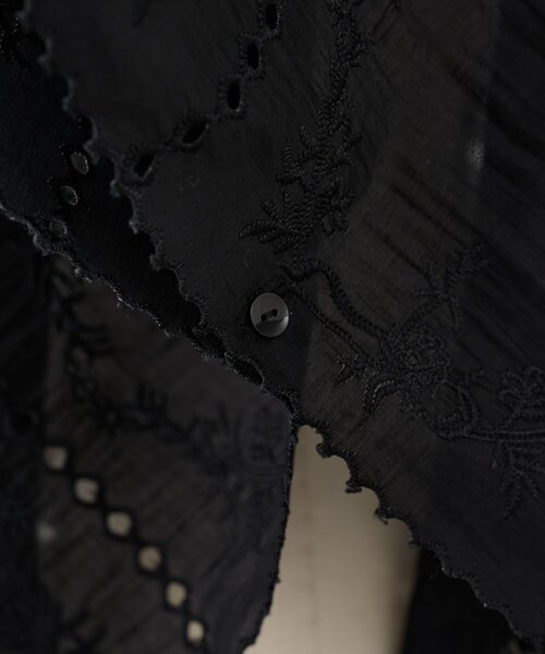 BEARDSLEY（ビアズリー）の「《HiROMITHiSTLE》スクエアフレームブラウス（シャツ/ブラウス・レディース・ブラック/ベージュ・FREE）」の11枚目の写真