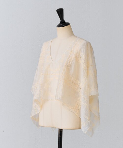 BEARDSLEY（ビアズリー）の「《HiROMITHiSTLE》スクエアフレームブラウス（シャツ/ブラウス・レディース・ブラック/ベージュ・FREE）」の14枚目の写真