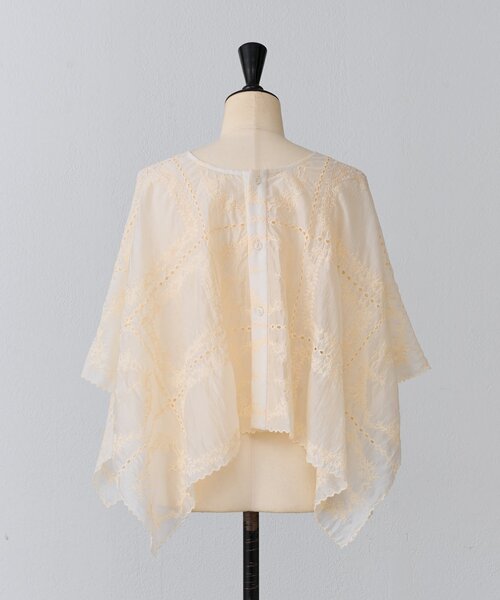 BEARDSLEY（ビアズリー）の「《HiROMITHiSTLE》スクエアフレームブラウス（シャツ/ブラウス・レディース・ブラック/ベージュ・FREE）」の16枚目の写真