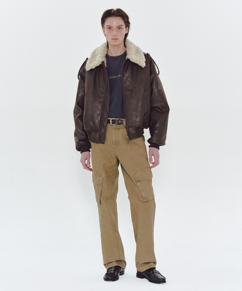 MMIC(エムエムアイシー)の「PILOT JACKET (BROWN)(ライダースジャケット・メンズ・その他・M/L/XL)」の12枚目の写真