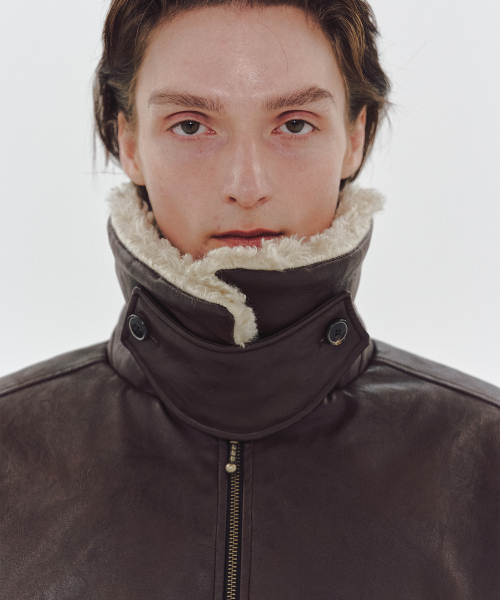 MMIC(エムエムアイシー)の「PILOT JACKET (BROWN)(ライダースジャケット・メンズ・その他・M/L/XL)」の13枚目の写真