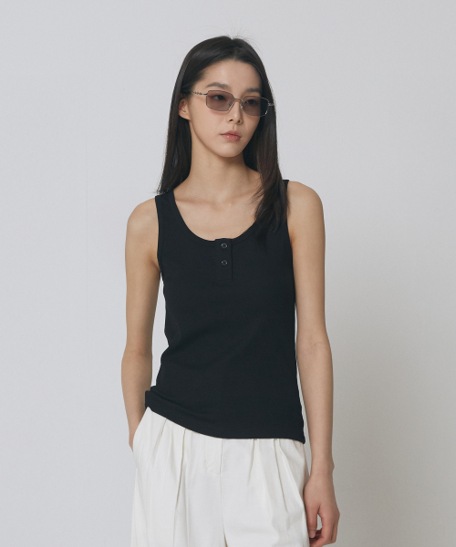 Express Holiday(エクスプレスホリデー)の「ジェリッシュタンクトップ_ブラック(Tシャツ/カットソー・レディース・その他・ONE SIZE)」の1枚目の写真