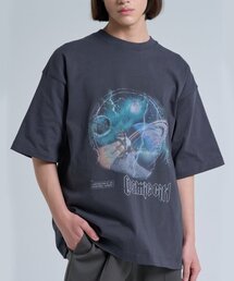 INTERSECTION（インターセッション）の「スペースツアーオーバーサイズTシャツ[グレー]（Tシャツ/カットソー）」