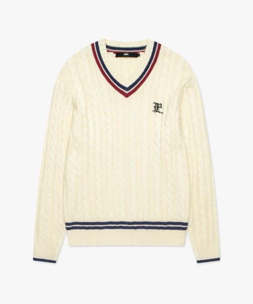 LMCの「GOTHIC CABLE TENNIS KNIT ivory(ニット/セーター・レディース・その他・S/M/L)」の3枚目の写真