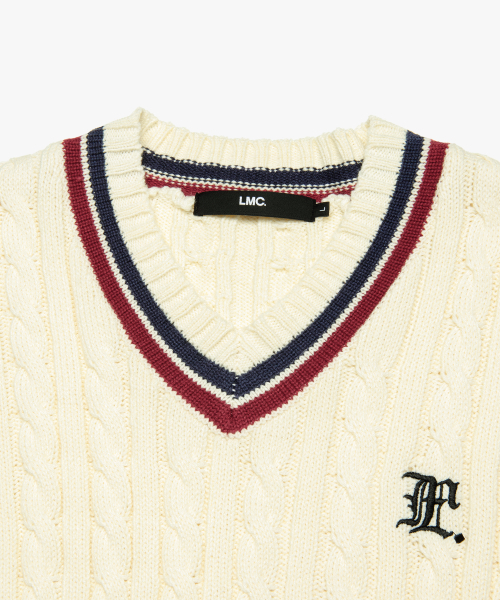 LMCの「GOTHIC CABLE TENNIS KNIT ivory(ニット/セーター・レディース・その他・S/M/L)」の5枚目の写真