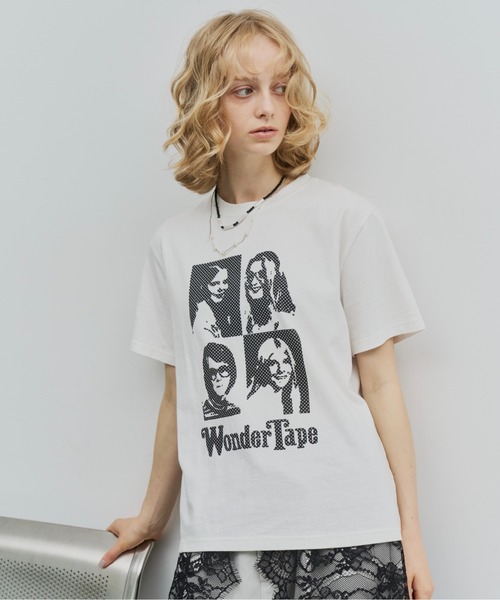 LA BELLE ETUDE(ラベルエチュード)の「Wonder Tape Tee(Tシャツ/カットソー・レディース・ブラック・1/0)」の1枚目の写真