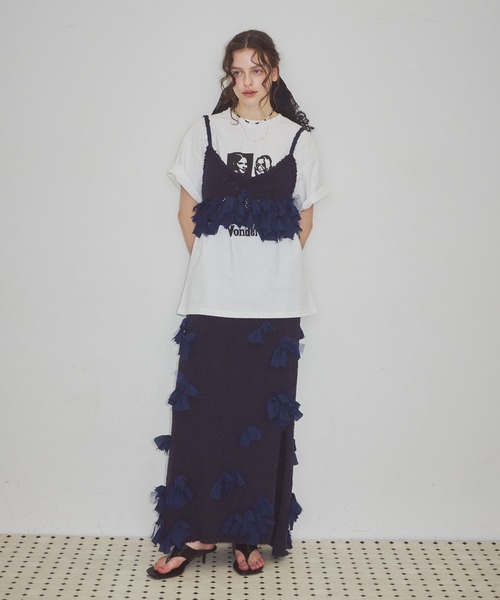 LA BELLE ETUDE(ラベルエチュード)の「Wonder Tape Tee(Tシャツ/カットソー・レディース・ブラック・1/0)」の3枚目の写真
