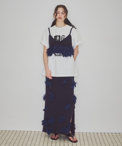 LA BELLE ETUDE(ラベルエチュード)の「Wonder Tape Tee(Tシャツ/カットソー・レディース・ブラック・1/0)」の4枚目の写真