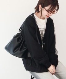 チュールレイヤードカーディガン