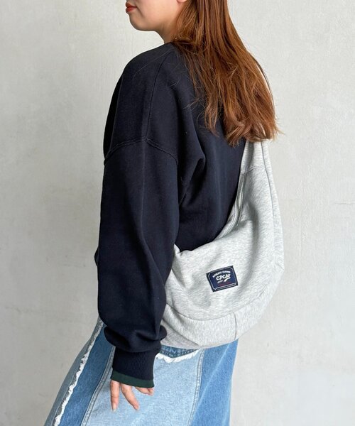 U.S. POLO ASSN.（ユーエスポロアッスン）の「【U.S. POLO ASSN.】フェイクレイヤードスウェットライクニット（ニット/セーター・レディース・ライトグレー/ネイビー/オレンジ/サックスブルー/チャコールグレー・FREE）」の21枚目の写真